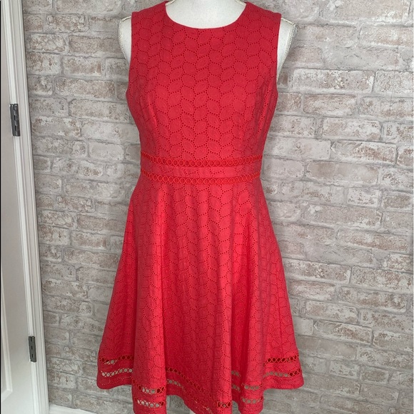 Calvin Klein Dresses & Skirts - Calvin Klein peach high waisted dress size 8